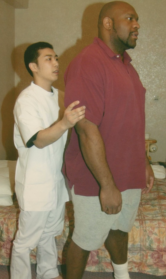 プロアスリートとの2ショット